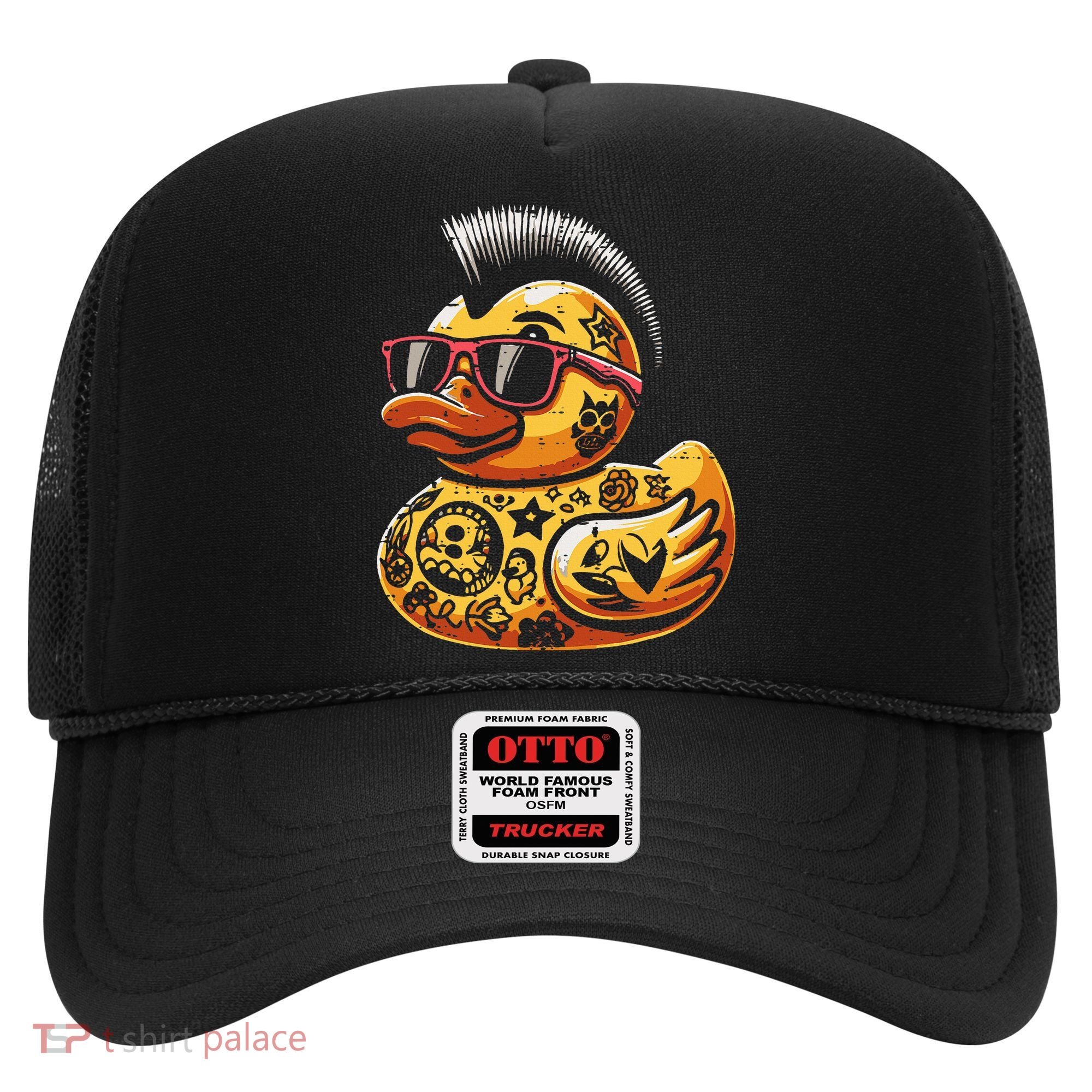 Mohawk Rubber Duck Punk Rock Rocker Hat