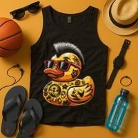 Mohawk Rubber Duck Punk Rock Rocker Tank Top thumb 4