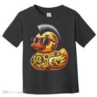 Mohawk Rubber Duck Punk Rock Rocker Toddler T-Shirt thumb 0
