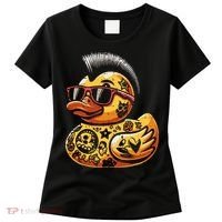Mohawk Rubber Duck Punk Rock Rocker Women's T-Shirt thumb 0