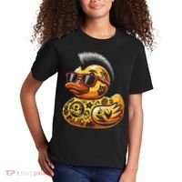 Mohawk Rubber Duck Punk Rock Rocker Kids T-Shirt thumb 2