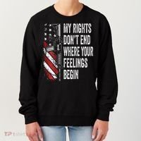 My Rights DonT End Where Your Feelings Begin Women's Sweatshirt thumb 0