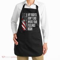 My Rights DonT End Where Your Feelings Begin Apron thumb 2