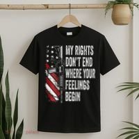 My Rights DonT End Where Your Feelings Begin T-Shirt thumb 2