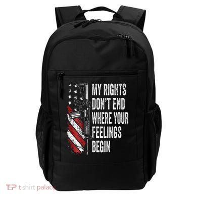 My Rights DonT End Where Your Feelings Begin Backpack