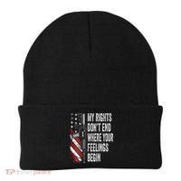 My Rights DonT End Where Your Feelings Begin Beanie thumb 0