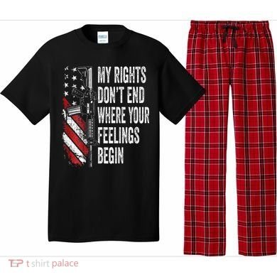 My Rights DonT End Where Your Feelings Begin Pajama Set