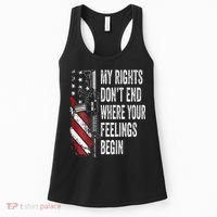 My Rights DonT End Where Your Feelings Begin Women's Tank Top thumb 0
