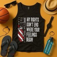 My Rights DonT End Where Your Feelings Begin Tank Top thumb 4
