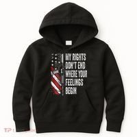 My Rights DonT End Where Your Feelings Begin Kids Hoodie thumb 0