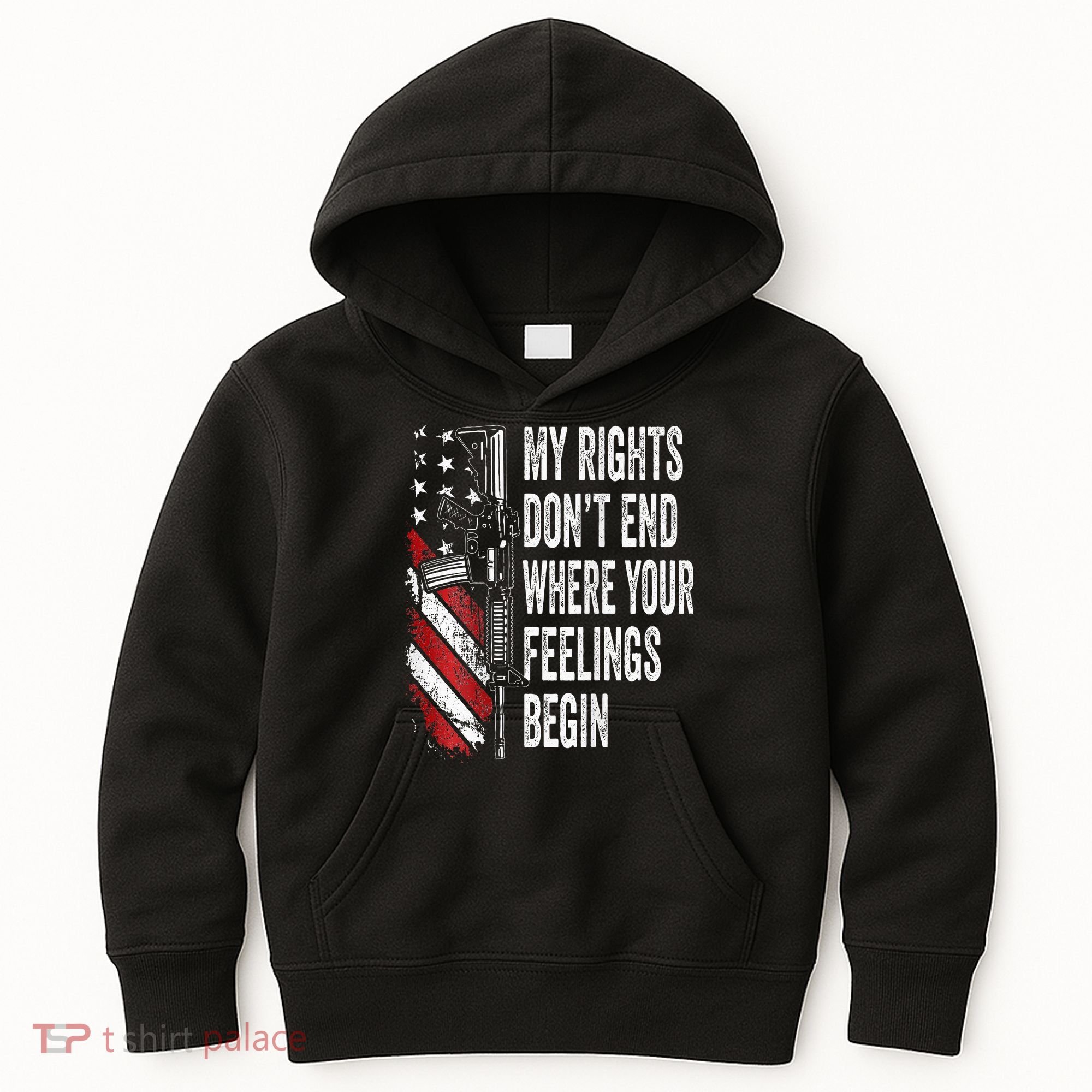 My Rights DonT End Where Your Feelings Begin Kids Hoodie