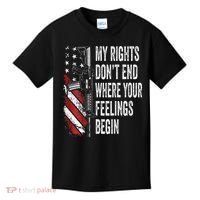 My Rights DonT End Where Your Feelings Begin Kids T-Shirt thumb 0