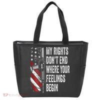 My Rights DonT End Where Your Feelings Begin Tote Bag thumb 0