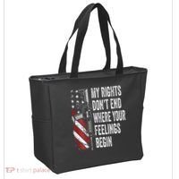 My Rights DonT End Where Your Feelings Begin Tote Bag thumb 2