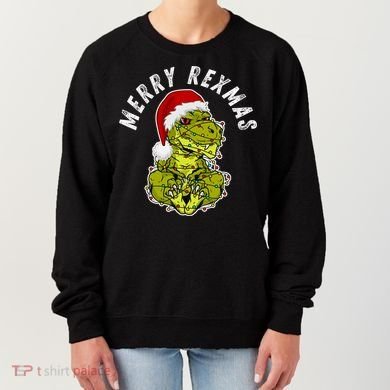 Merry Rexmas Dinosaur Christmas Tree Rex Fa Ra Rawr Xmas Meaningful Gift Women's Sweatshirt
