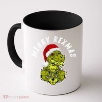 Merry Rexmas Dinosaur Christmas Tree Rex Fa Ra Rawr Xmas Meaningful Gift Coffee Mug thumb 0
