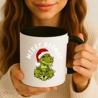 Merry Rexmas Dinosaur Christmas Tree Rex Fa Ra Rawr Xmas Meaningful Gift Coffee Mug thumb 3