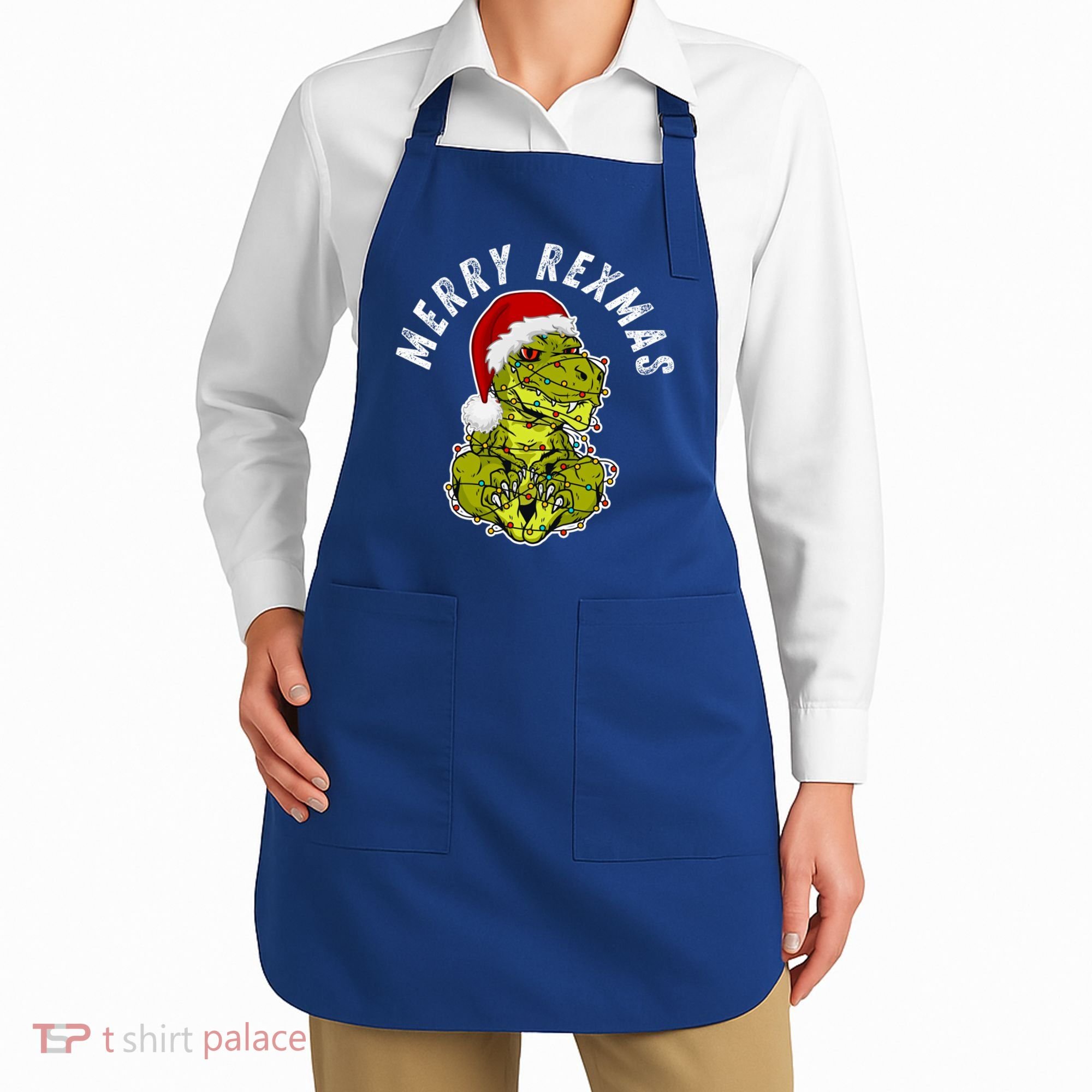 Merry Rexmas Dinosaur Christmas Tree Rex Fa Ra Rawr Xmas Meaningful Gift Apron