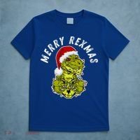 Merry Rexmas Dinosaur Christmas Tree Rex Fa Ra Rawr Xmas Meaningful Gift T-Shirt thumb 5