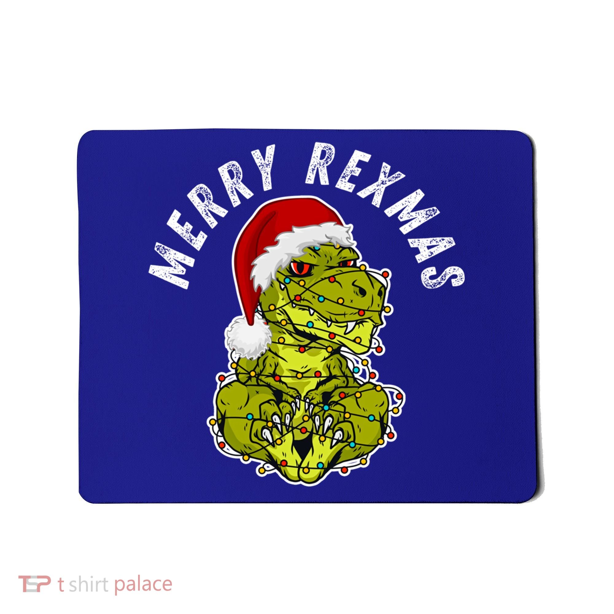Merry Rexmas Dinosaur Christmas Tree Rex Fa Ra Rawr Xmas Meaningful Gift Mousepad