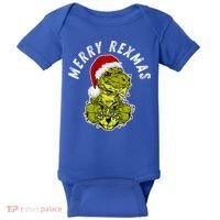 Merry Rexmas Dinosaur Christmas Tree Rex Fa Ra Rawr Xmas Meaningful Gift Baby Bodysuit thumb 0