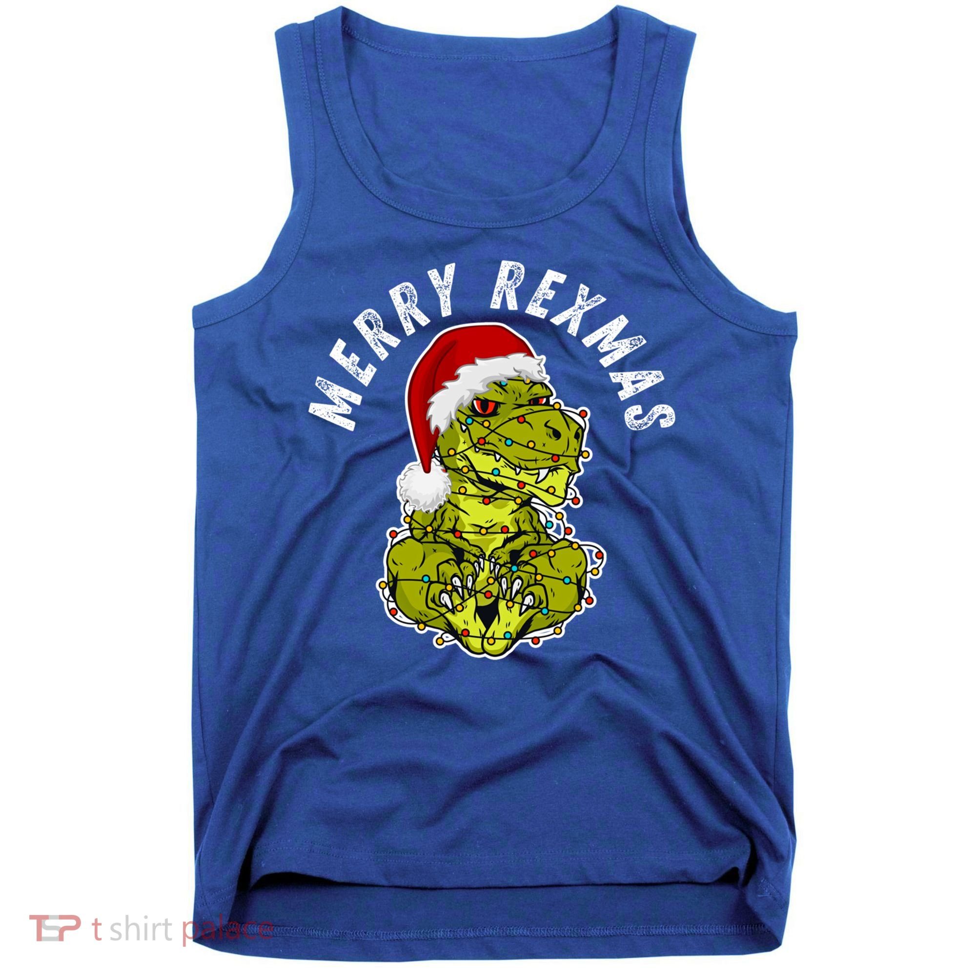 Merry Rexmas Dinosaur Christmas Tree Rex Fa Ra Rawr Xmas Meaningful Gift Tank Top