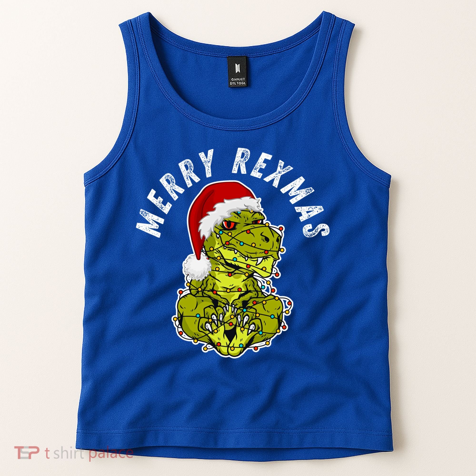 Merry Rexmas Dinosaur Christmas Tree Rex Fa Ra Rawr Xmas Meaningful Gift Tank Top