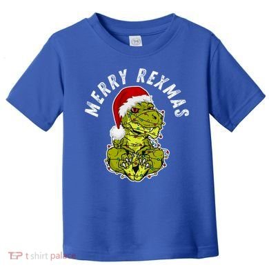 Merry Rexmas Dinosaur Christmas Tree Rex Fa Ra Rawr Xmas Meaningful Gift Toddler T-Shirt