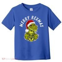 Merry Rexmas Dinosaur Christmas Tree Rex Fa Ra Rawr Xmas Meaningful Gift Toddler T-Shirt thumb 0