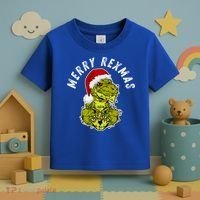 Merry Rexmas Dinosaur Christmas Tree Rex Fa Ra Rawr Xmas Meaningful Gift Toddler T-Shirt thumb 3