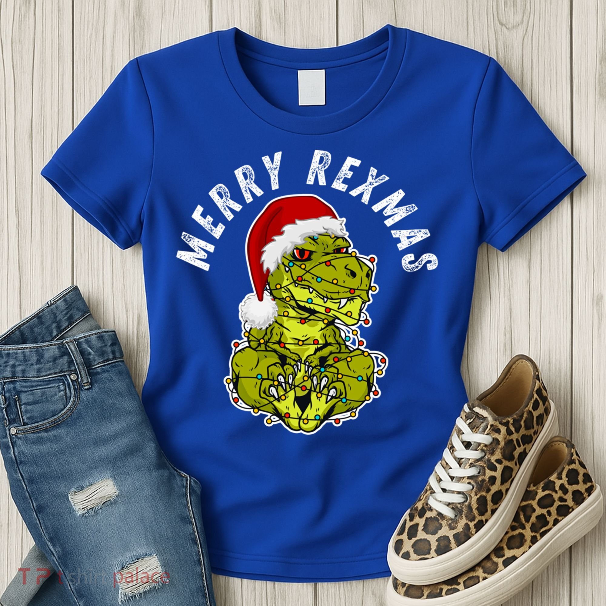 Merry Rexmas Dinosaur Christmas Tree Rex Fa Ra Rawr Xmas Meaningful Gift Women's T-Shirt
