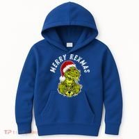 Merry Rexmas Dinosaur Christmas Tree Rex Fa Ra Rawr Xmas Meaningful Gift Kids Hoodie thumb 0