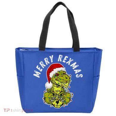 Merry Rexmas Dinosaur Christmas Tree Rex Fa Ra Rawr Xmas Meaningful Gift Tote Bag