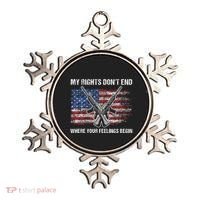 My Rights DonT End Where Your Feelings Begin American Guns Ornament thumb 0