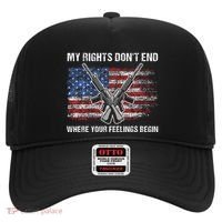 My Rights DonT End Where Your Feelings Begin American Guns Hat thumb 0