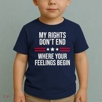 My Rights Don't End Where Your Feelings Begin Toddler T-Shirt thumb 2