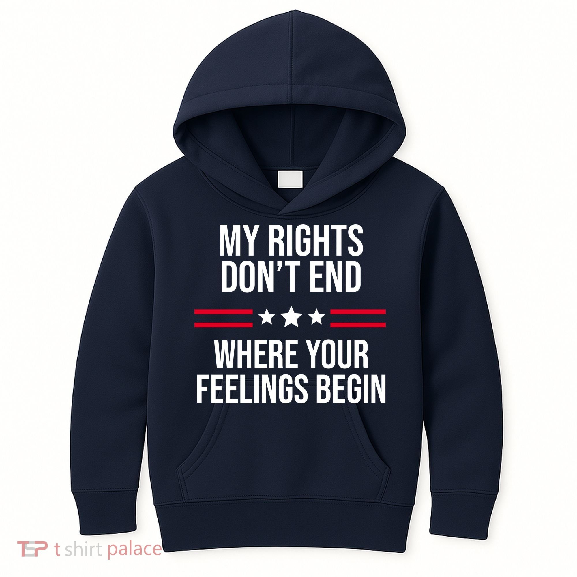 My Rights Don't End Where Your Feelings Begin Kids Hoodie