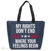 My Rights Don't End Where Your Feelings Begin Tote Bag thumb 0