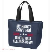 My Rights Don't End Where Your Feelings Begin Tote Bag thumb 3
