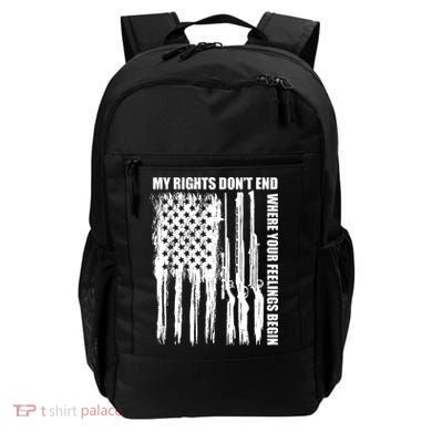 My Rights Don't End Where Your Feelings Begin Backpack