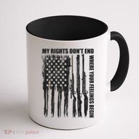 My Rights Don't End Where Your Feelings Begin Coffee Mug thumb 1