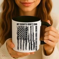My Rights Don't End Where Your Feelings Begin Coffee Mug thumb 3