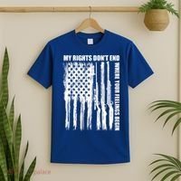 My Rights Don't End Where Your Feelings Begin T-Shirt thumb 2