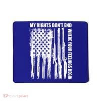 My Rights Don't End Where Your Feelings Begin Mousepad thumb 0
