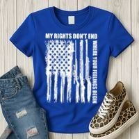 My Rights Don't End Where Your Feelings Begin Women's T-Shirt thumb 3