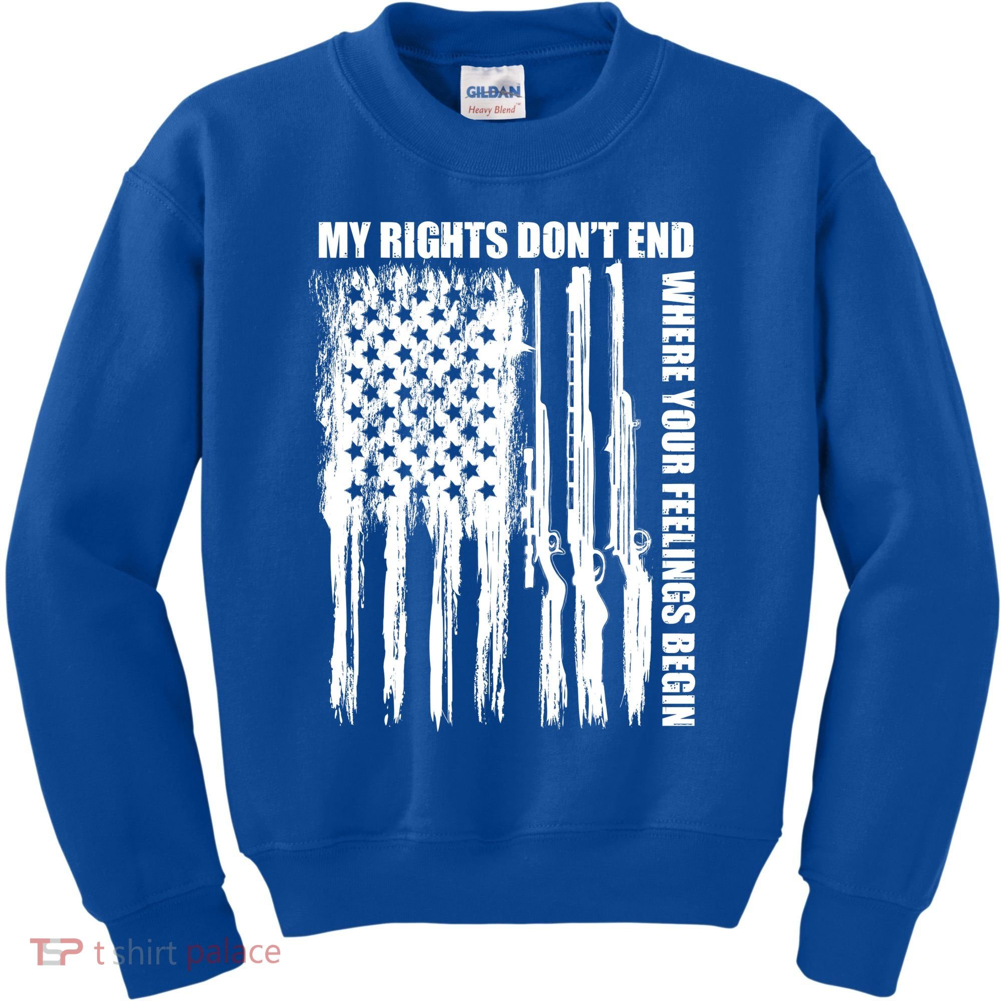 My Rights Don't End Where Your Feelings Begin Kids Sweatshirt
