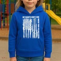 My Rights Don't End Where Your Feelings Begin Kids Hoodie thumb 3