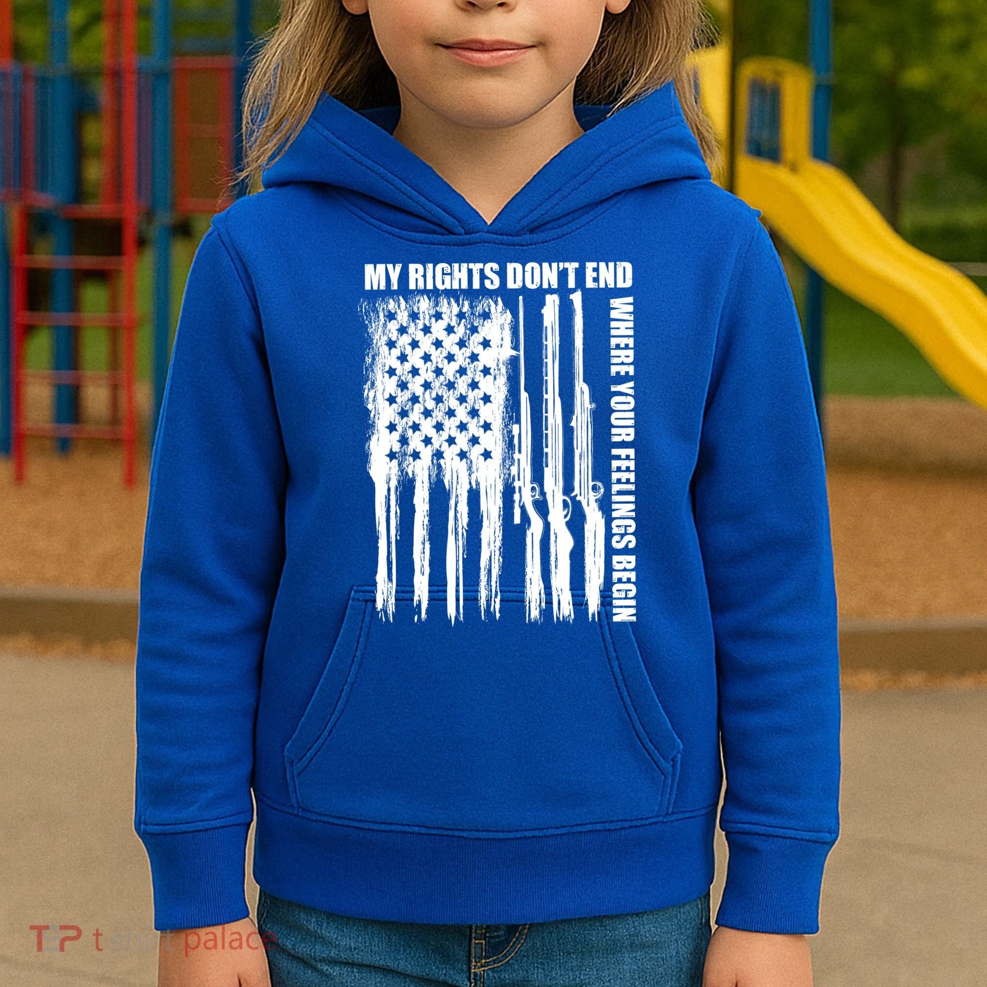 My Rights Don't End Where Your Feelings Begin Kids Hoodie