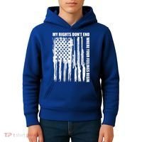 My Rights Don't End Where Your Feelings Begin Kids Hoodie thumb 4