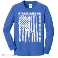 My Rights Don't End Where Your Feelings Begin Kids Long Sleeve Shirt thumb 0